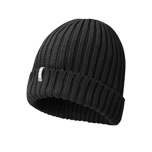 Ives organic beanie - black