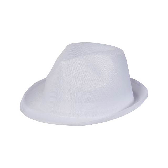 Trilby Hat - white