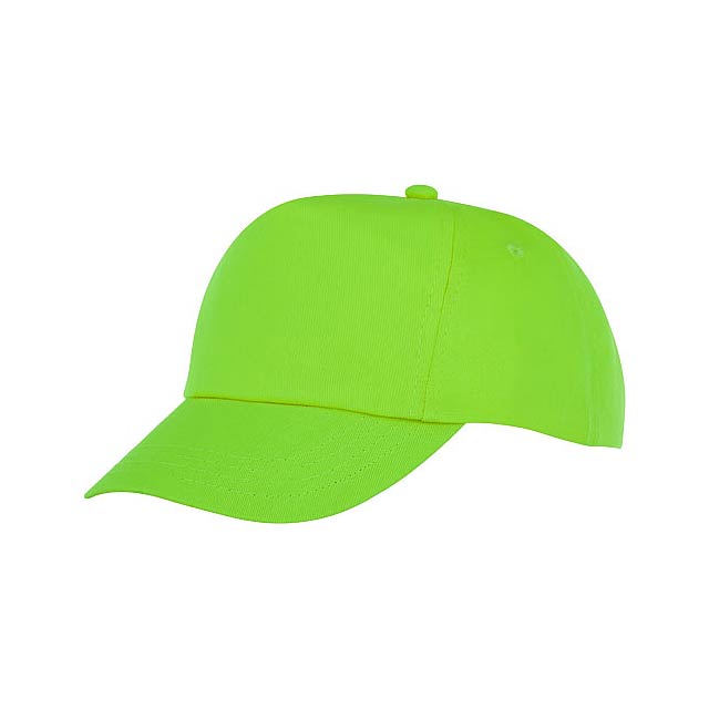 Feniks kids 5 panel cap - lime