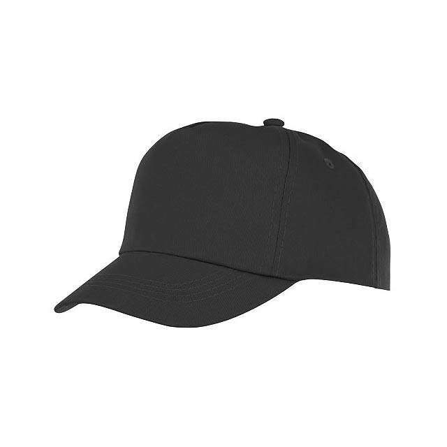 Feniks kids 5 panel cap - black