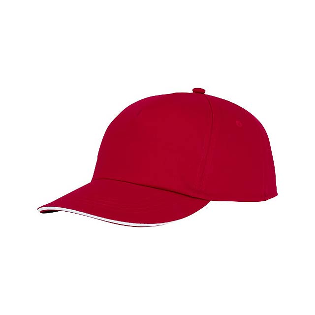 Styx 5 panel sandwich cap - transparent red