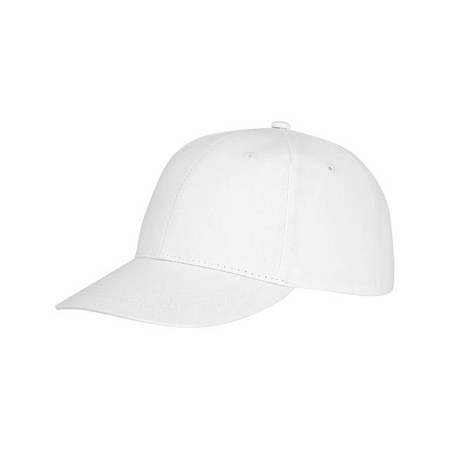 Ares 6 panel cap - white