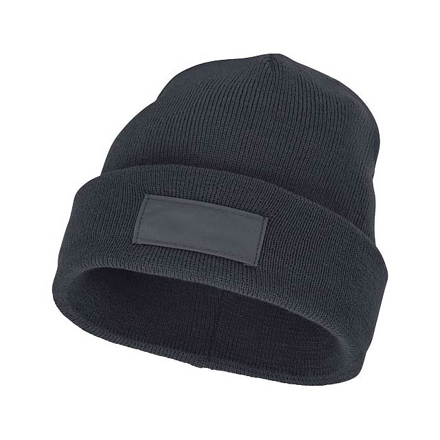 Boreas beanie with patch - grey