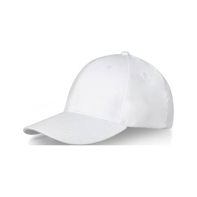 Davis 6 panel cap - white