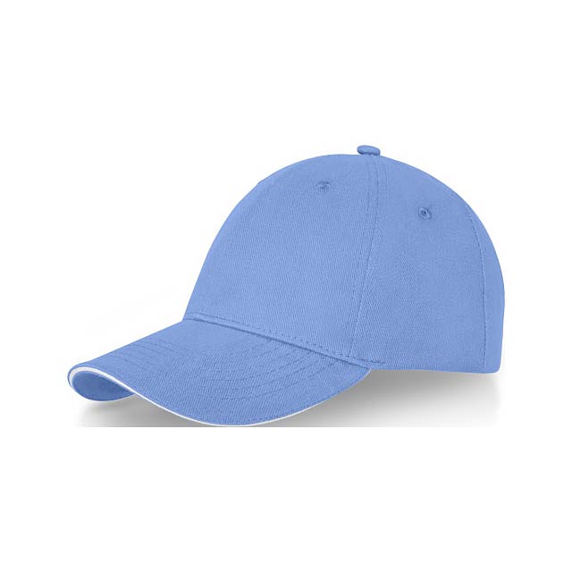 Darton 6 panel sandwich cap - baby blue