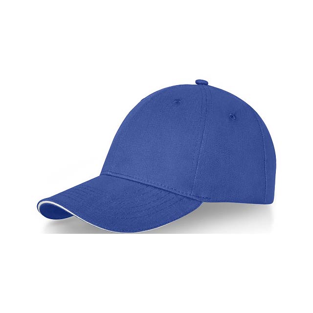 Darton 6 panel sandwich cap - blue