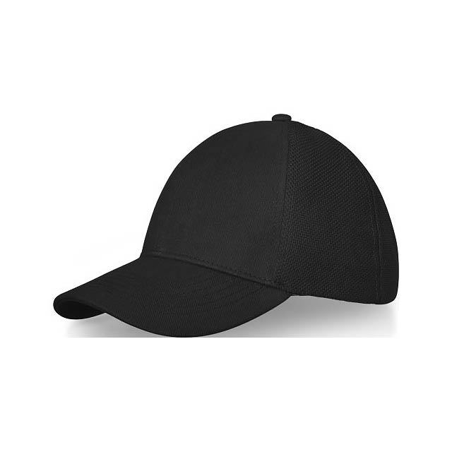 Drake Trucker Kappe mit 6 Segmenten - schwarz