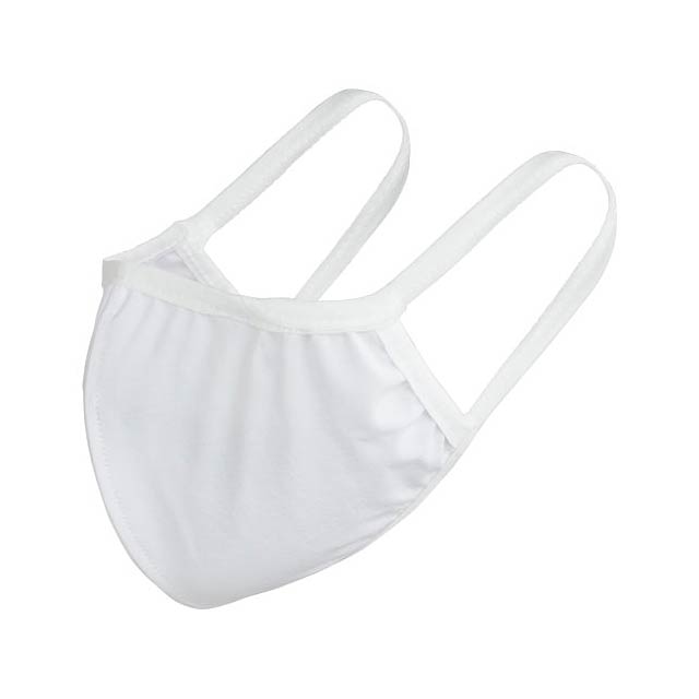 Layton face mask - white