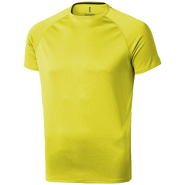 Pánské Tričko Niagara s krátkým rukávem, cool fit - žlutá