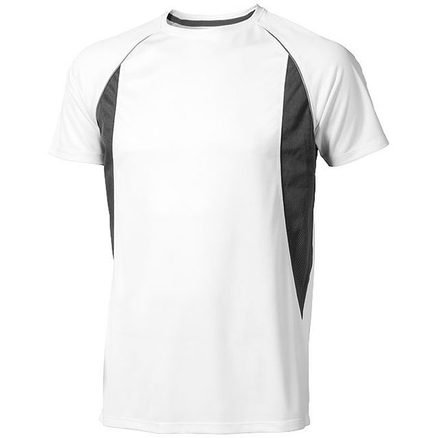 Quebec short sleeve men's cool fit t-shirt - white