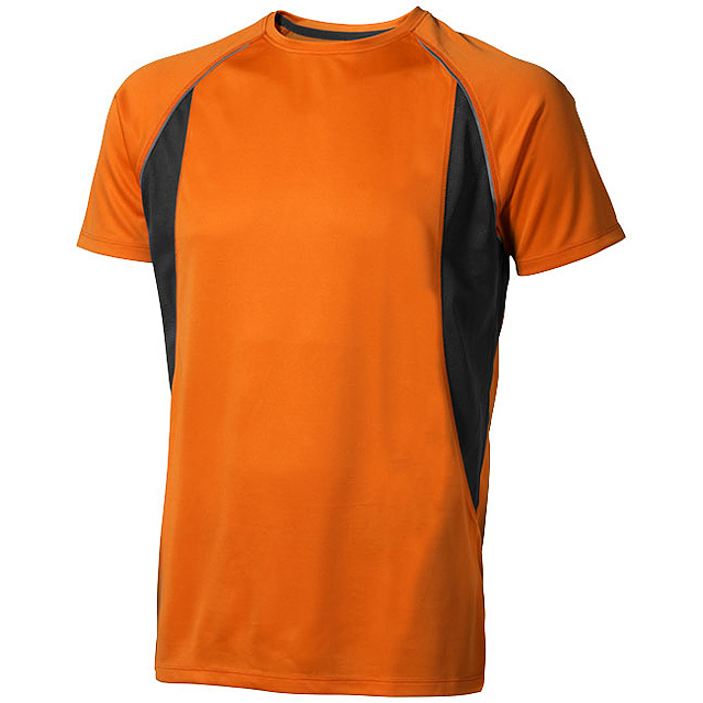 Quebec short sleeve men's cool fit t-shirt - orange