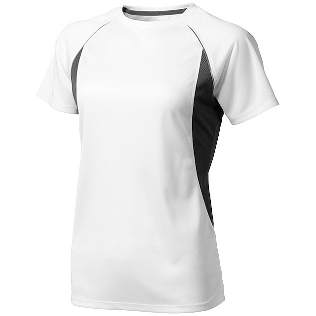 Quebec short sleeve women's cool fit t-shirt - white
