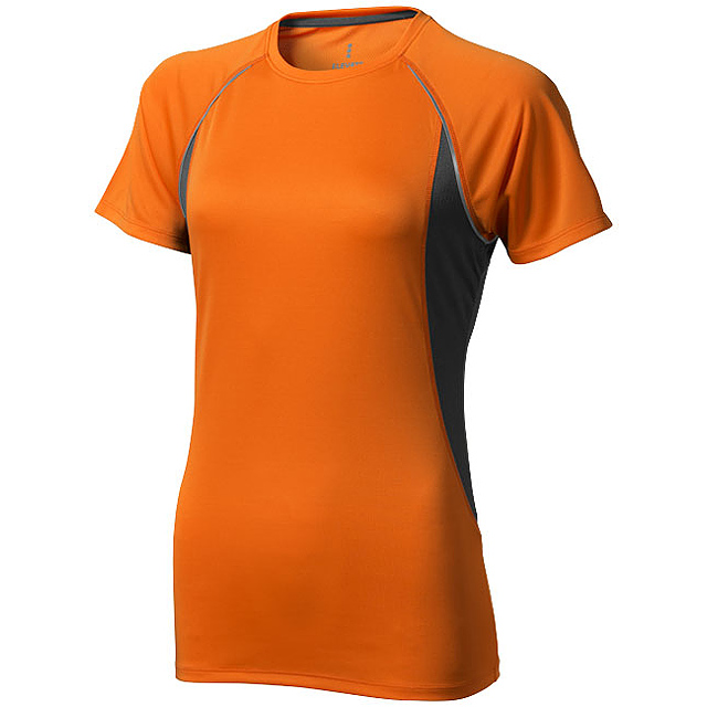 Quebec short sleeve women's cool fit t-shirt - orange