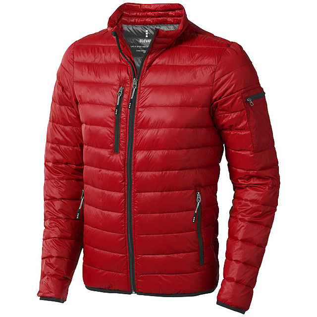 Scotia men's lightweight down jacket - red