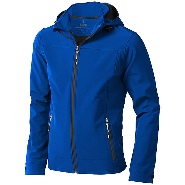 Langley men's softshell jacket - blue