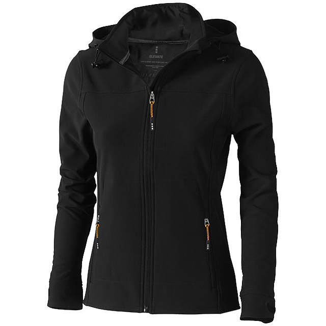 Langley women's softshell jacket - black