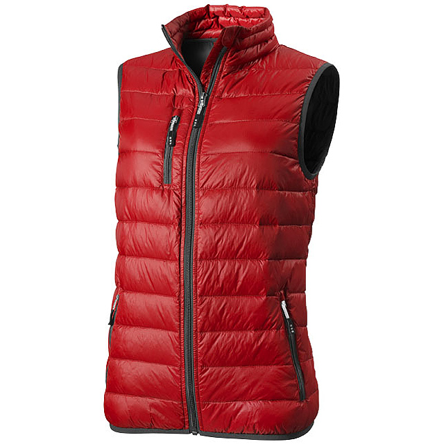 Fairview women's lightweight down bodywarmer - red