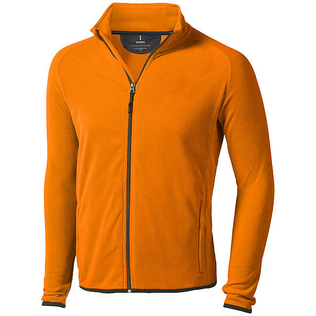 Brossard men's full zip fleece jacket - orange