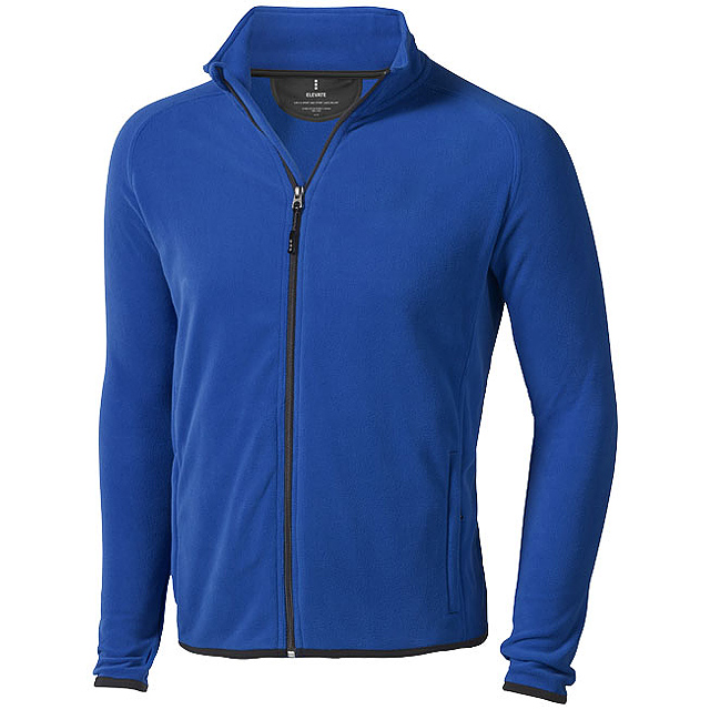 Brossard men's full zip fleece jacket - blue
