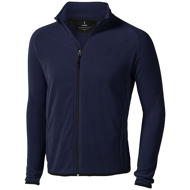 Brossard men's full zip fleece jacket - blue