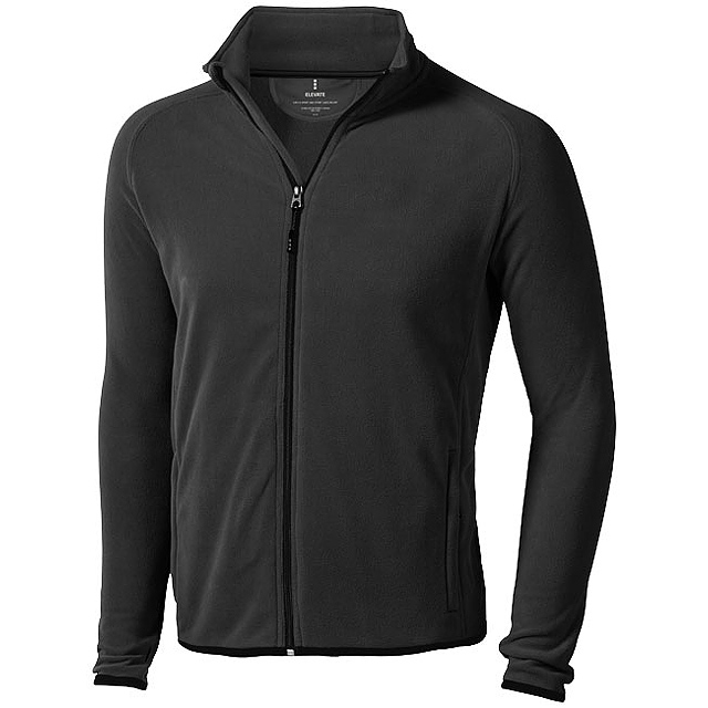 Brossard men's full zip fleece jacket - grey