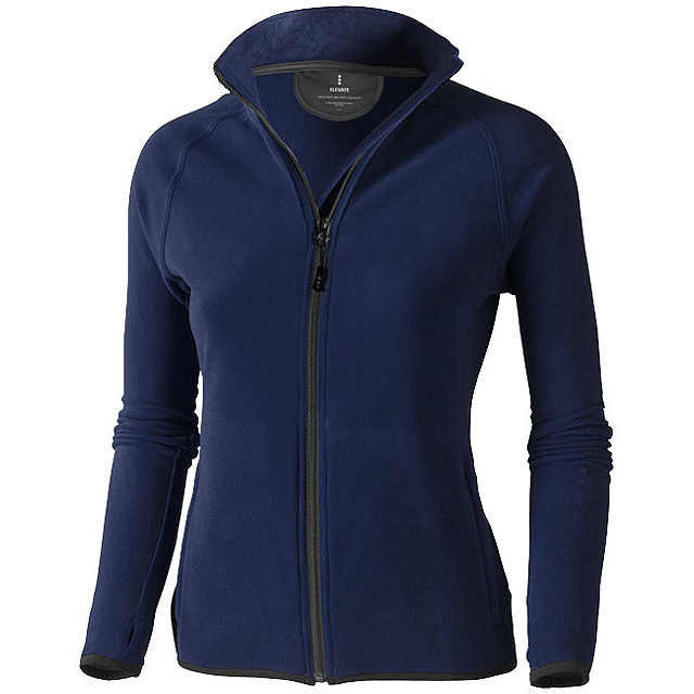 Brossard women's full zip fleece jacket - blue