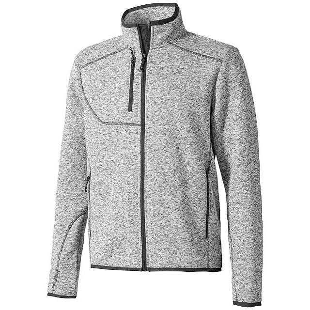Tremblant men's knit jacket - grey