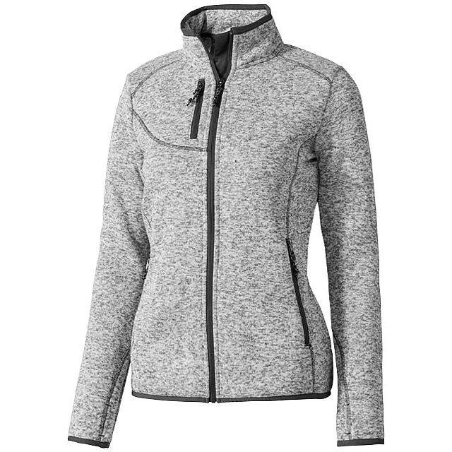 Tremblant women's knit jacket - grey
