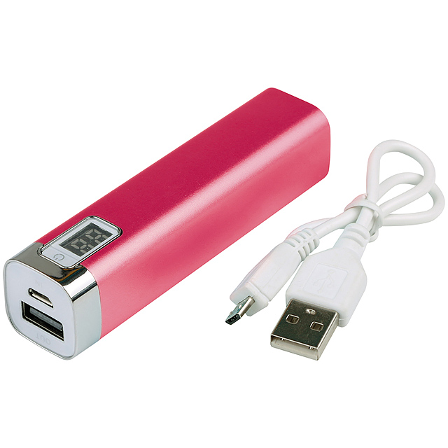 Power bank - růžová