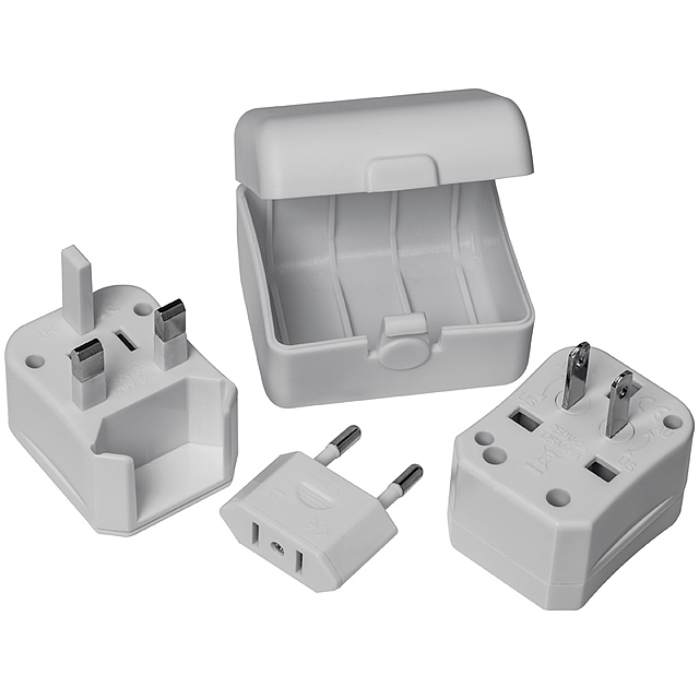 Travel adapter - white