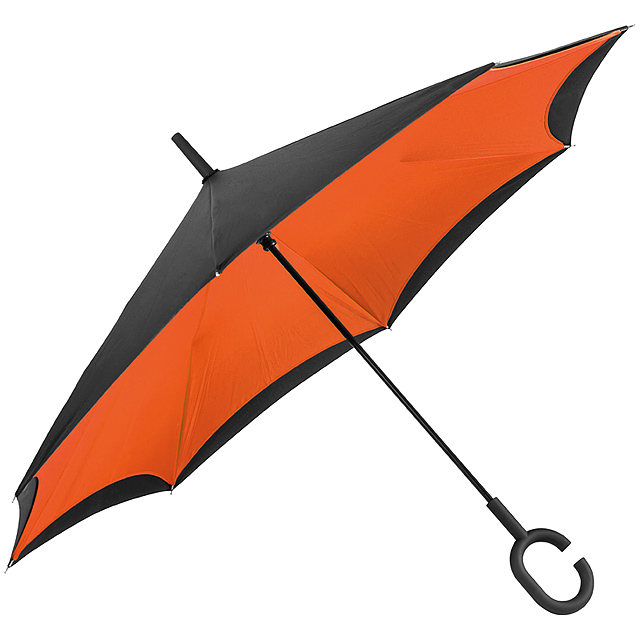 Skladací dáždnik - oranžová