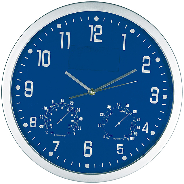 Wanduhr - blau