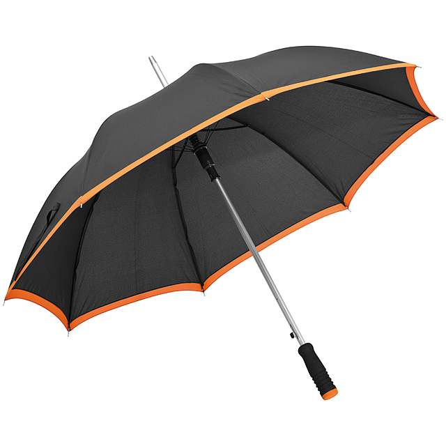 Regenschirm aus Pongee, Automatik - Orange