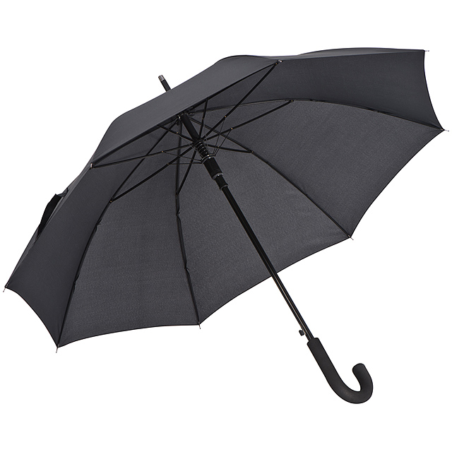 Dáždnik s hliníkovou hriadeľou - čierna