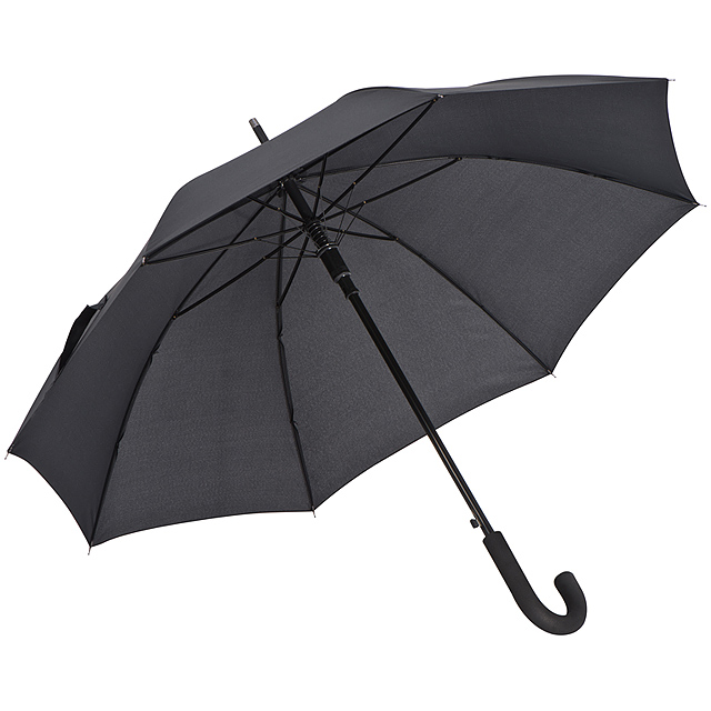 Umbrella with aluminum shaft - black