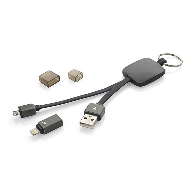 USB kabel 2 v 1 MOBEE - černá