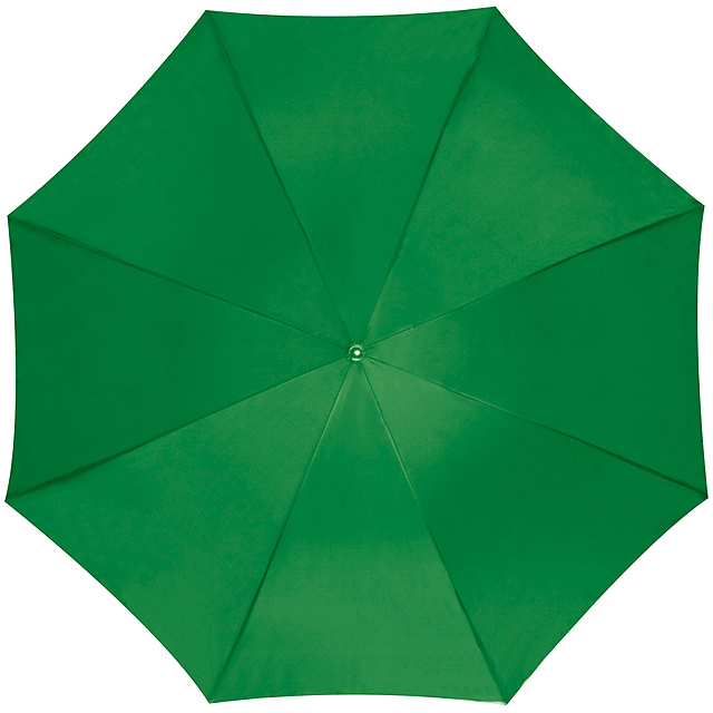 Automatic walking-stick umbrella - green