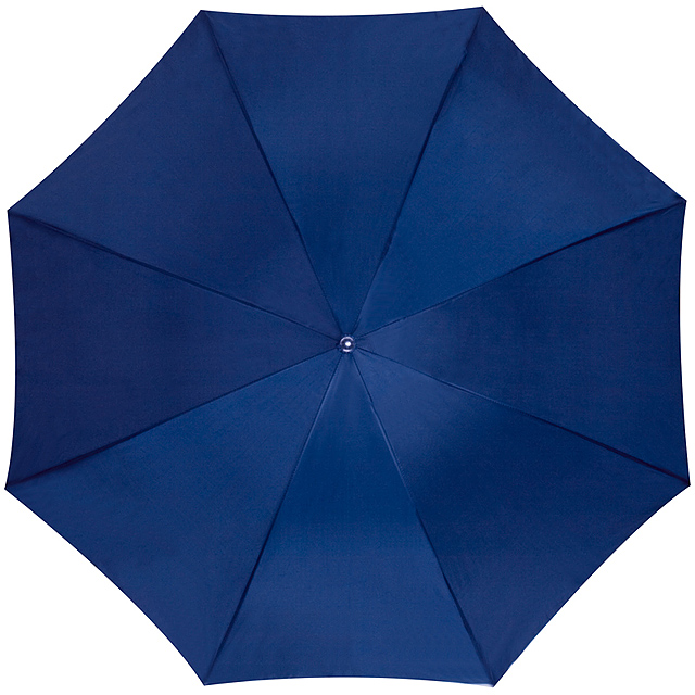 Dáždnik s dreveným držadlom - modrá