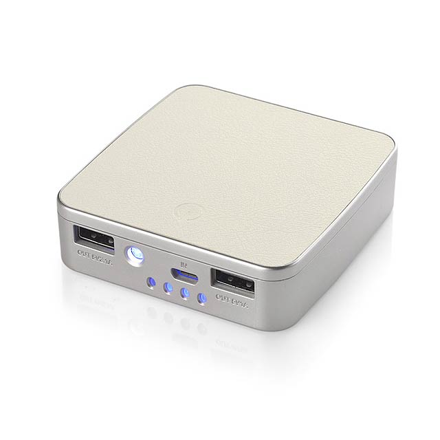 Power banka HIDE 7800 mAh - biela