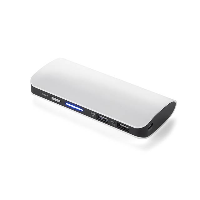 Power banka TIEN 10 000 mAh - biela