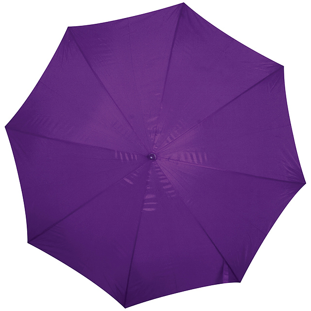 Dáždnik s dreveným držadlom - fialová