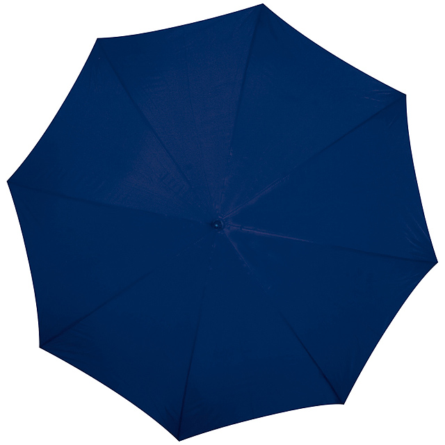 Deštník s dřevěným držadlem - modrá
