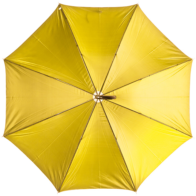 Dáždnik s plastovou rúčkou - žltá