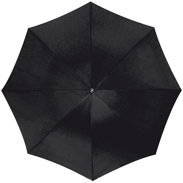 Dáždnik s plastovým držadlom - čierna