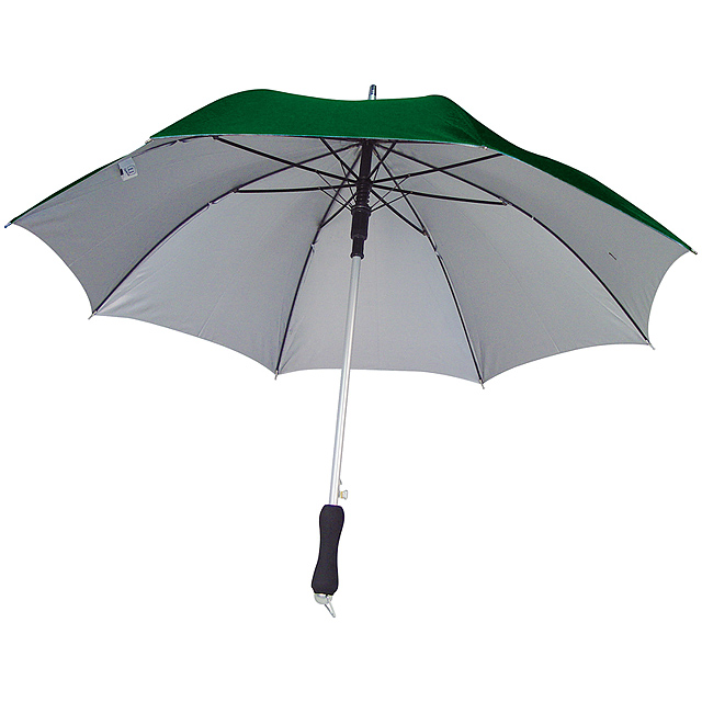 Hliníkový dáždnik - zelená