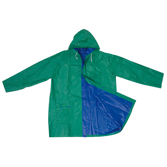 Wendbare Regenjacke in XL - blau