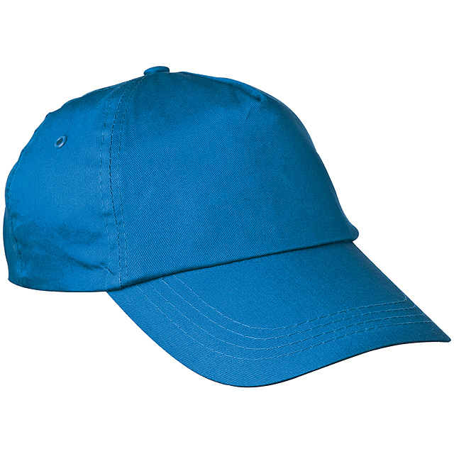 Bavlnená šiltová čapica - modrá