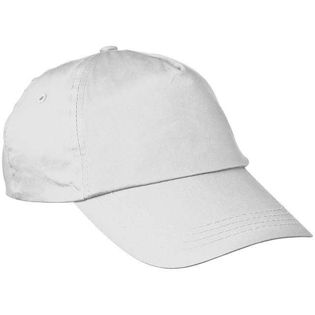 Baumwoll-Baseball-Cap - Weiß 