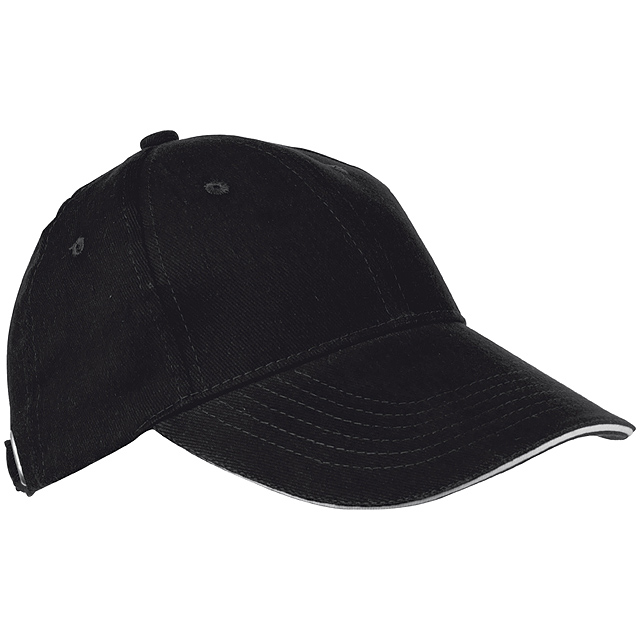 SANDWICH baseballová čapica - čierna