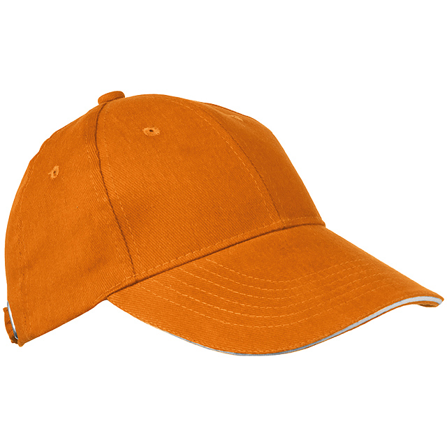 SANDWICH baseballová čapica - oranžová
